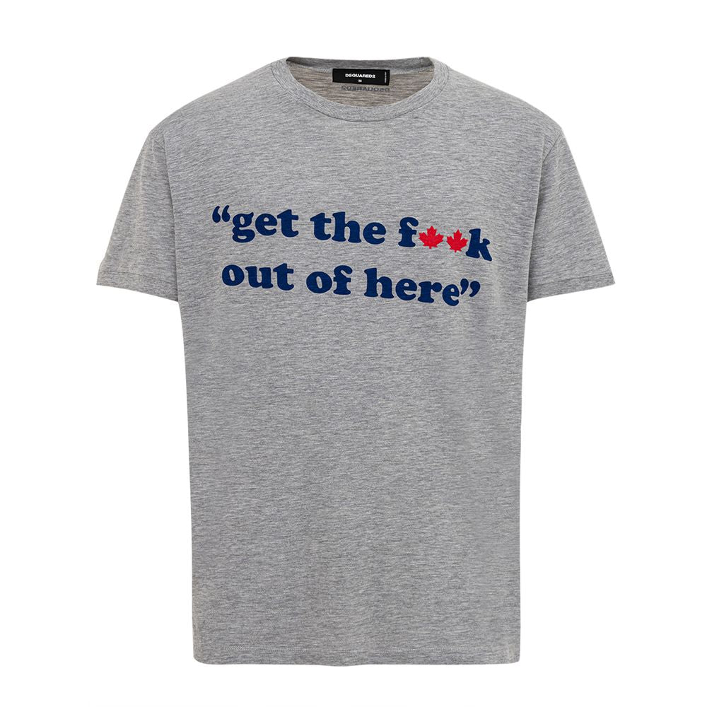 Dsquared² Grå T-shirt i bomull