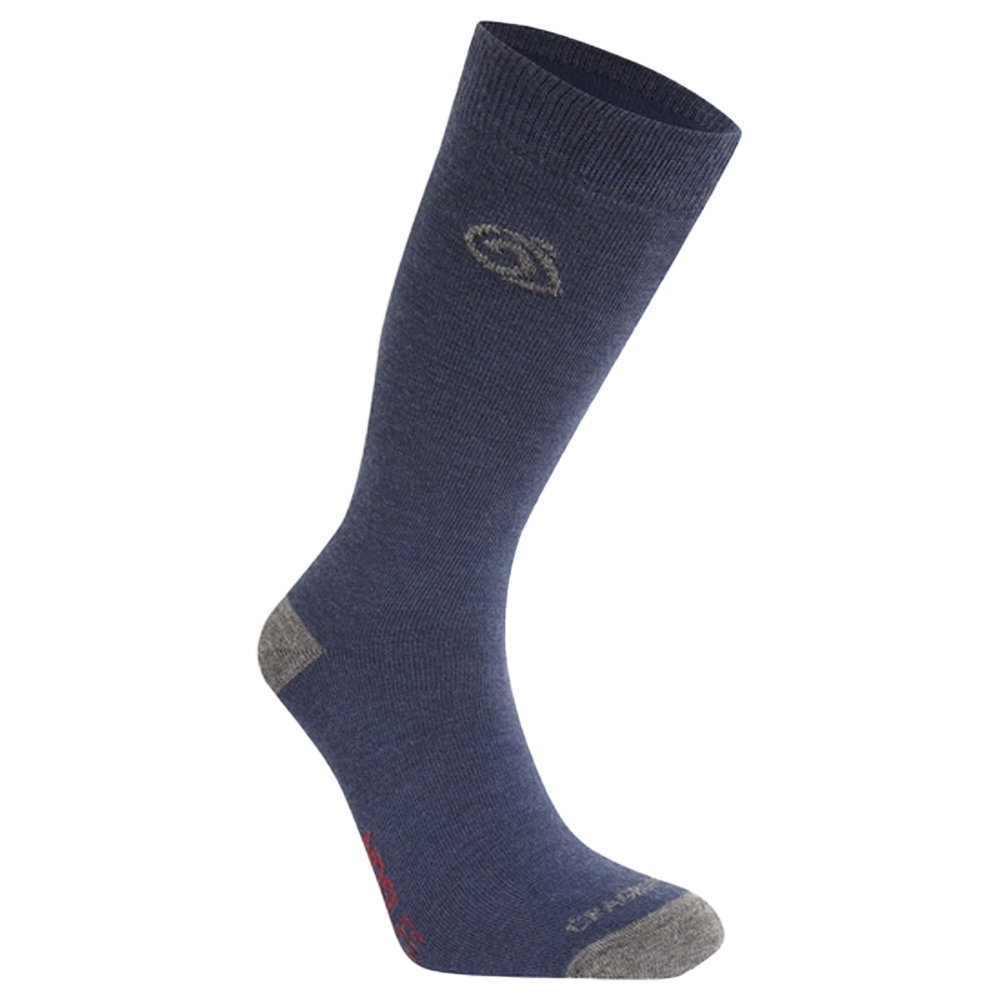 Unisex Vuxna Ullmix Insektsavvisande Stövlsockor (Blå Marin)