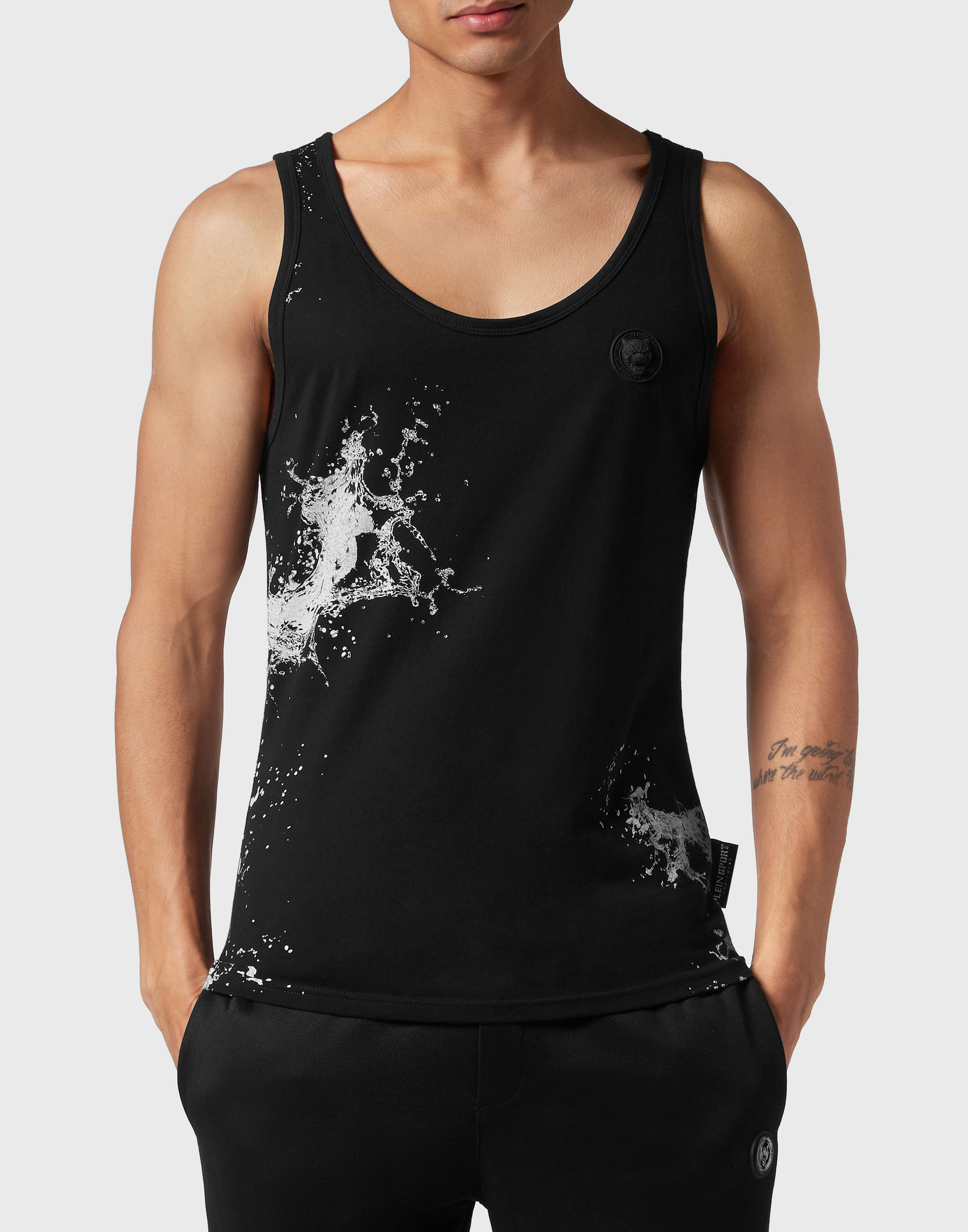 Plein Sport T-Shirt Rund Hals Splash Extreme herr – bild 2