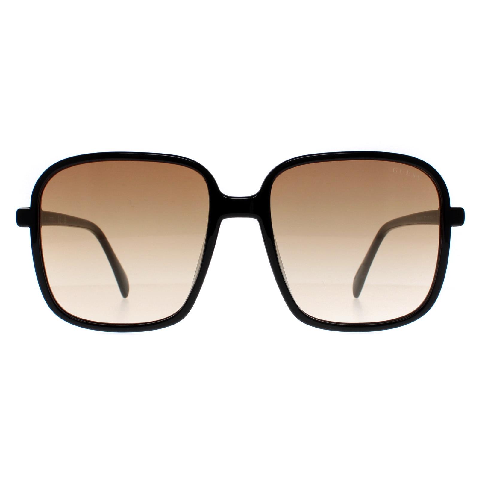Thumbnail - Guess Sonnenbrille GF6146 01F Schwarz Braun Gradient