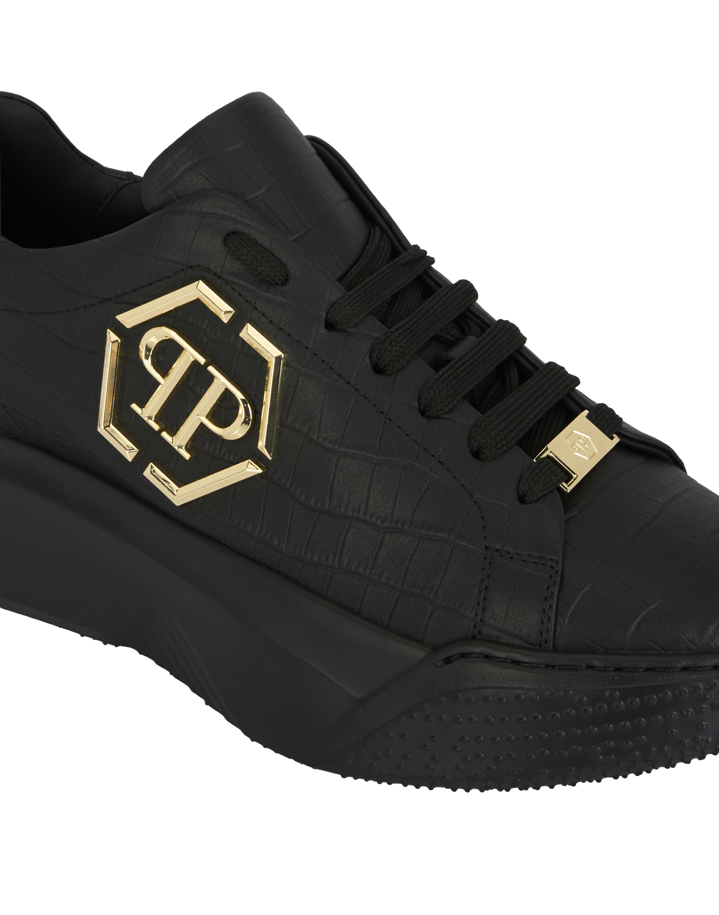 Philipp Plein Crocco Godzilla Runner sneakers herr – bild 2