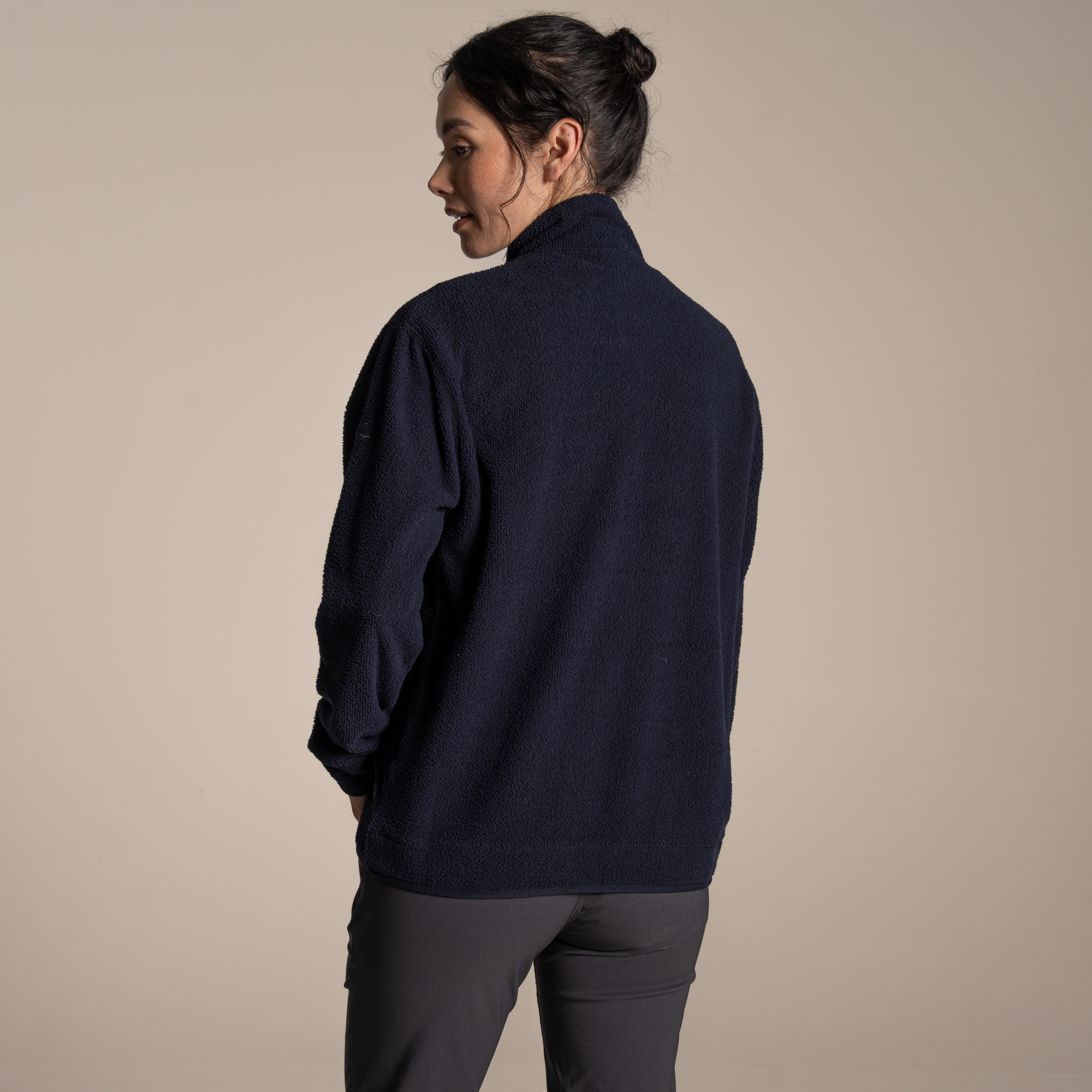 Craghoppers Dam Compresslite Halva Dragkedja Fleece (Mörk Safir) jackor – bild 2