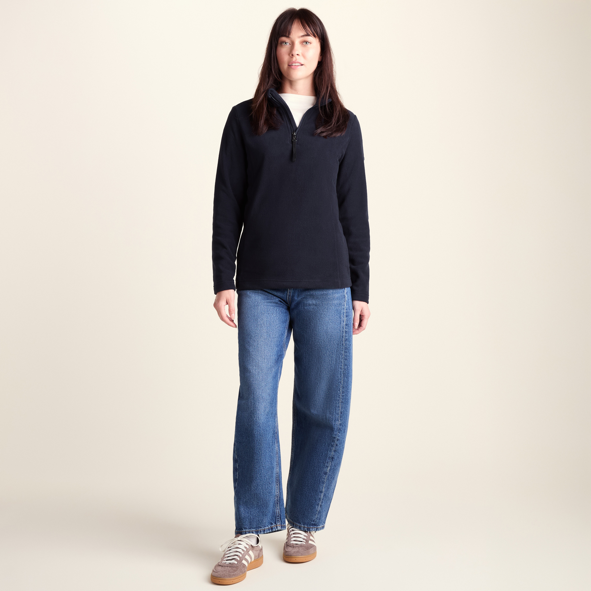 Tog24 Women's Dark Indigo Revive Quarter Zip Fleece - Image 4