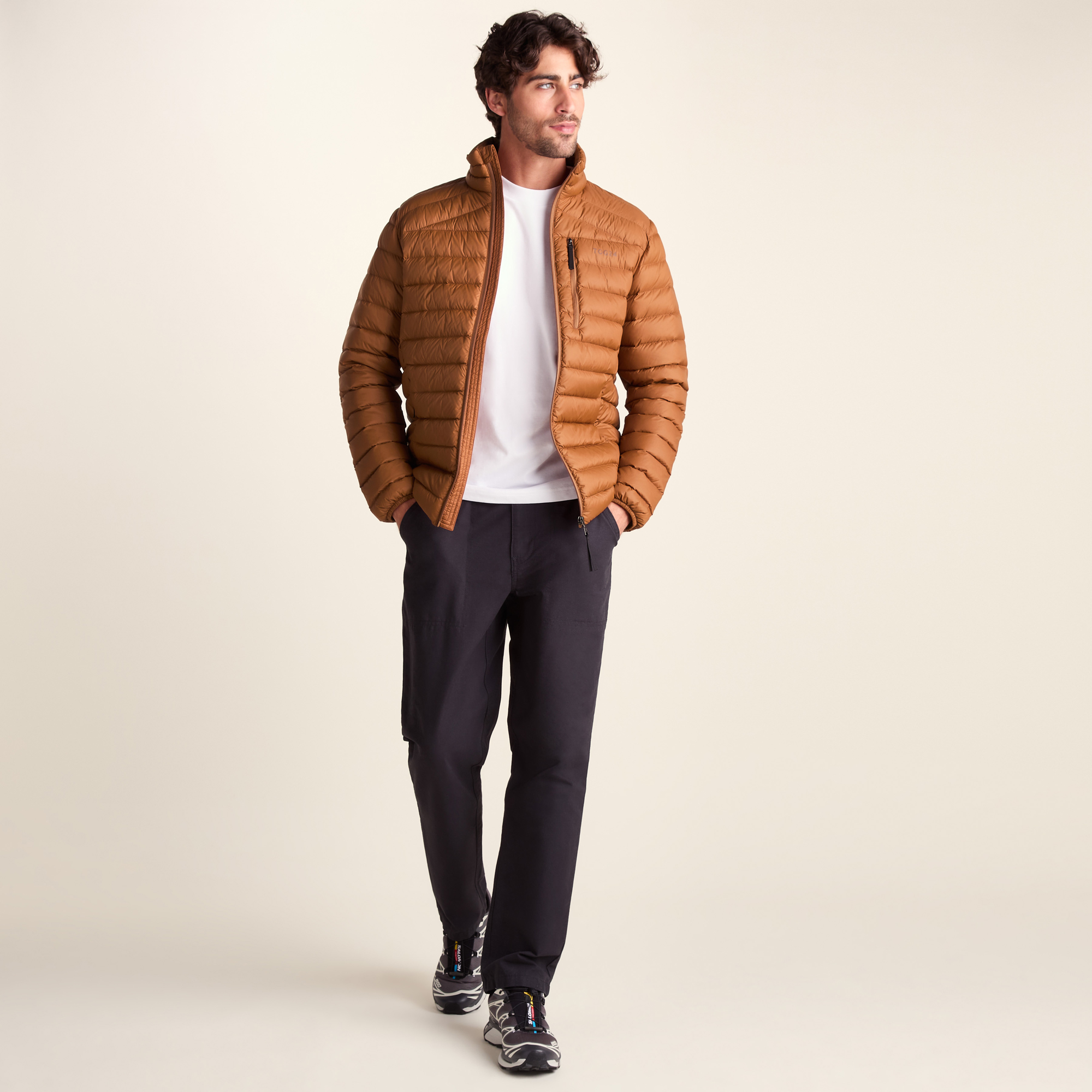 TOG24 North RDS Mens Jacket Rust - Orange Polyamide - Size 2XL