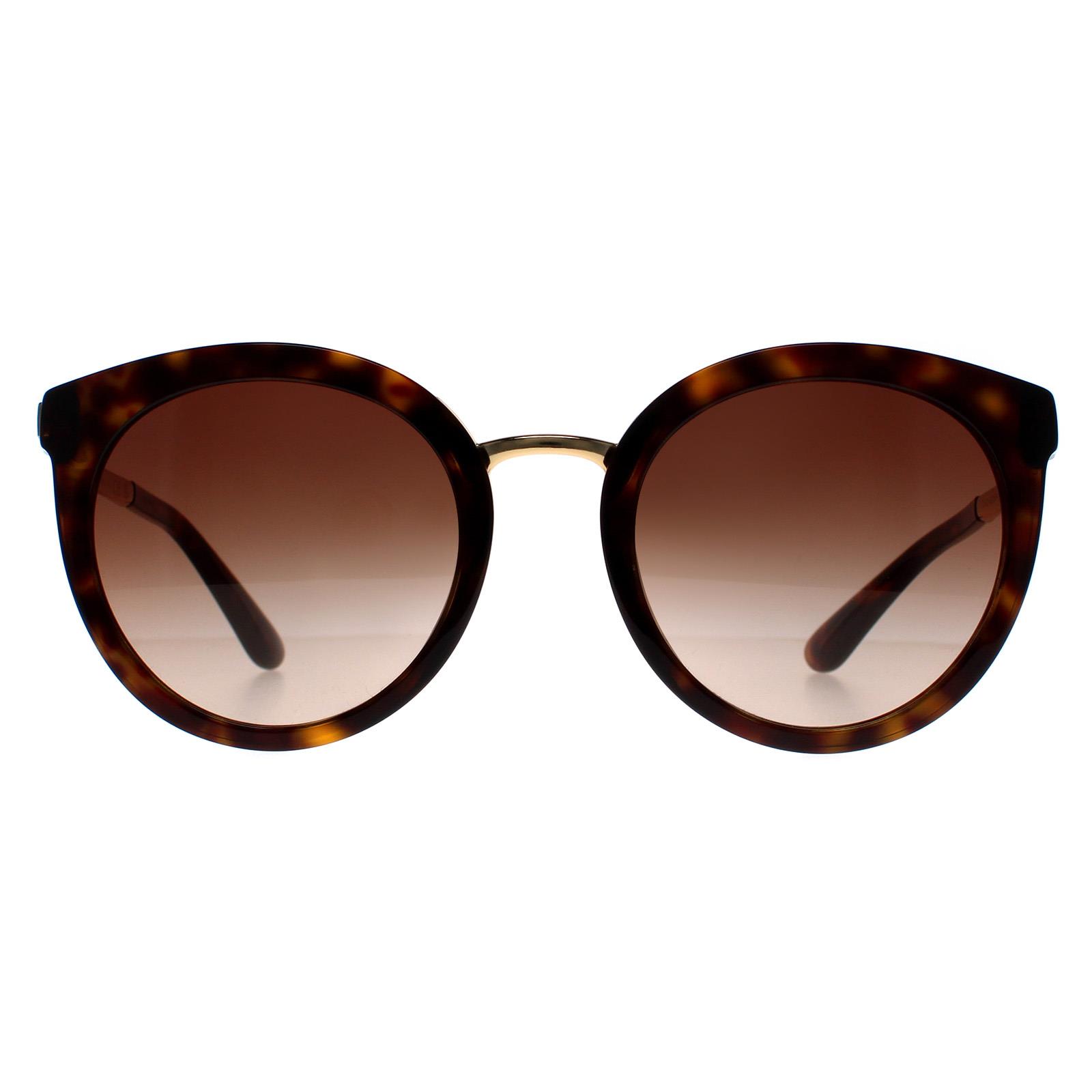 Dolce & Gabbana Sunglasses 4268 502/13 Dark Havana Brown Gradient - Image 5