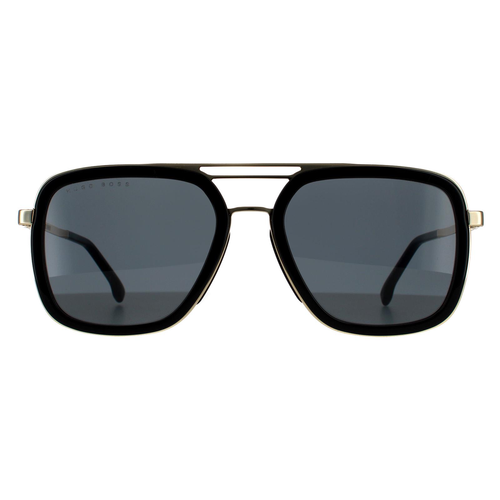 Thumbnail - Hugo Boss Aviator Herren Schwarz Gold Grau 90041091