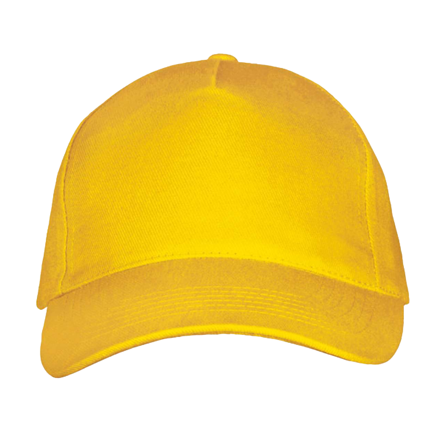 SOLS Long Beach 5 Paneel Baseball Cap (Goud)