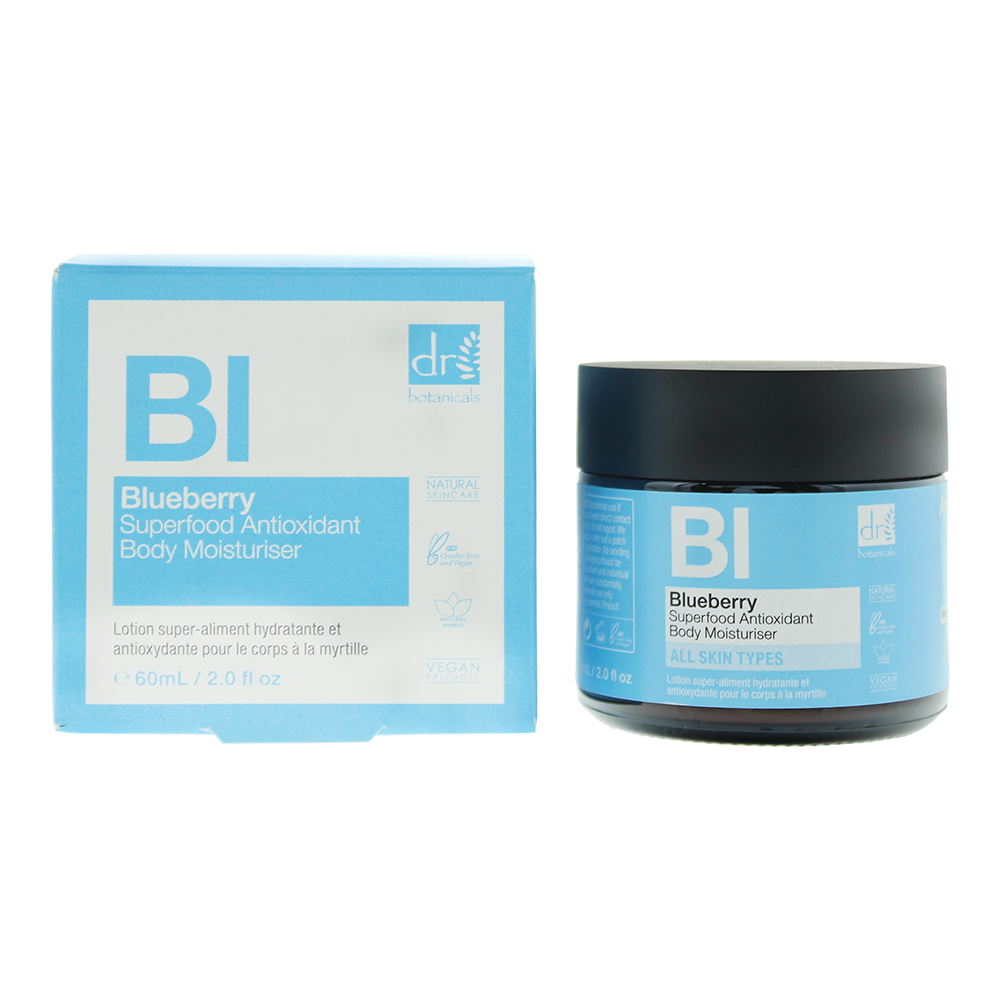 Dr Botanicals Light Blueberry Superfood Antioxidant Body Moisturiser 30Ml - Image 9