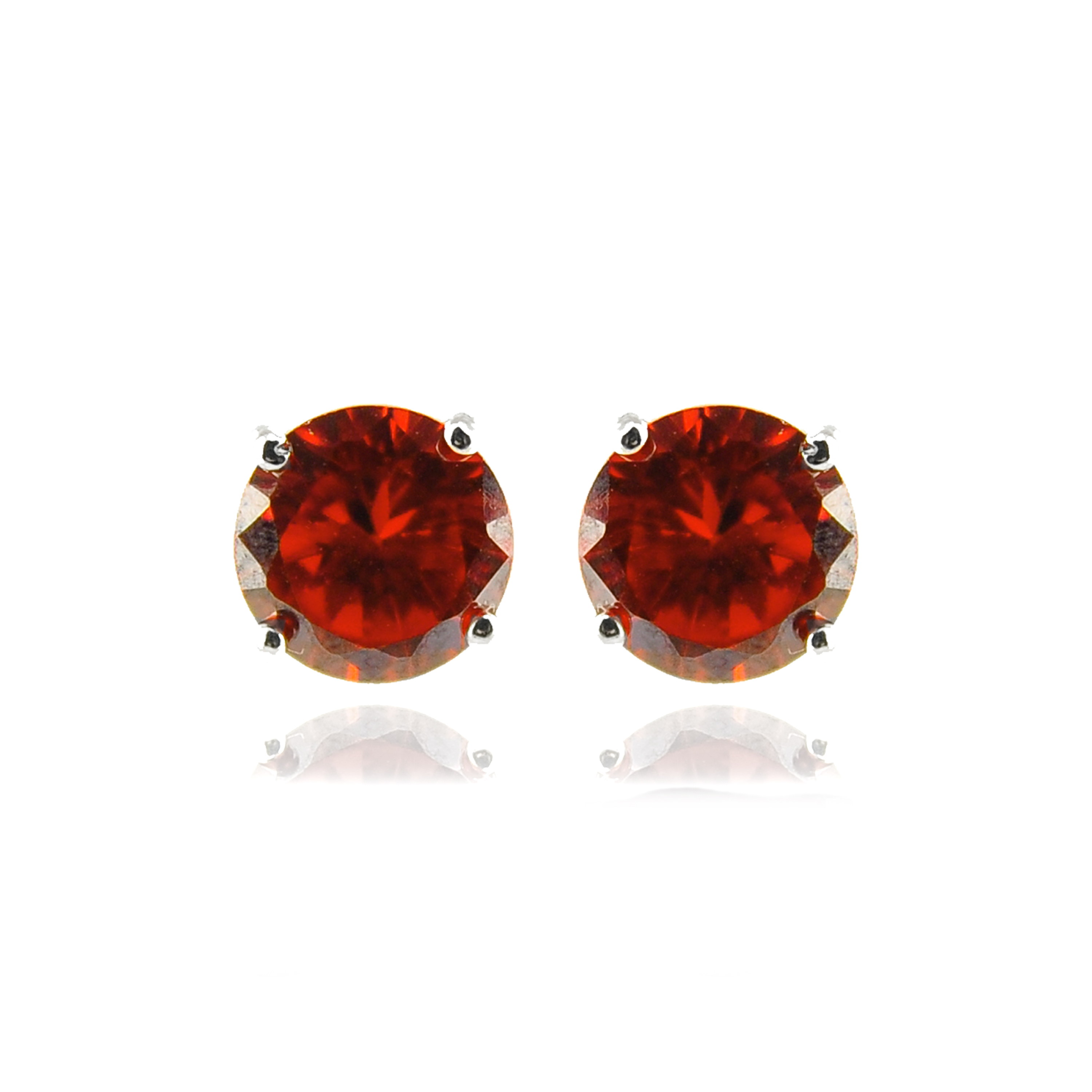 Luxenter yedia-örhängen i 925 sterling silver och rubinrhodinerade zirkoner