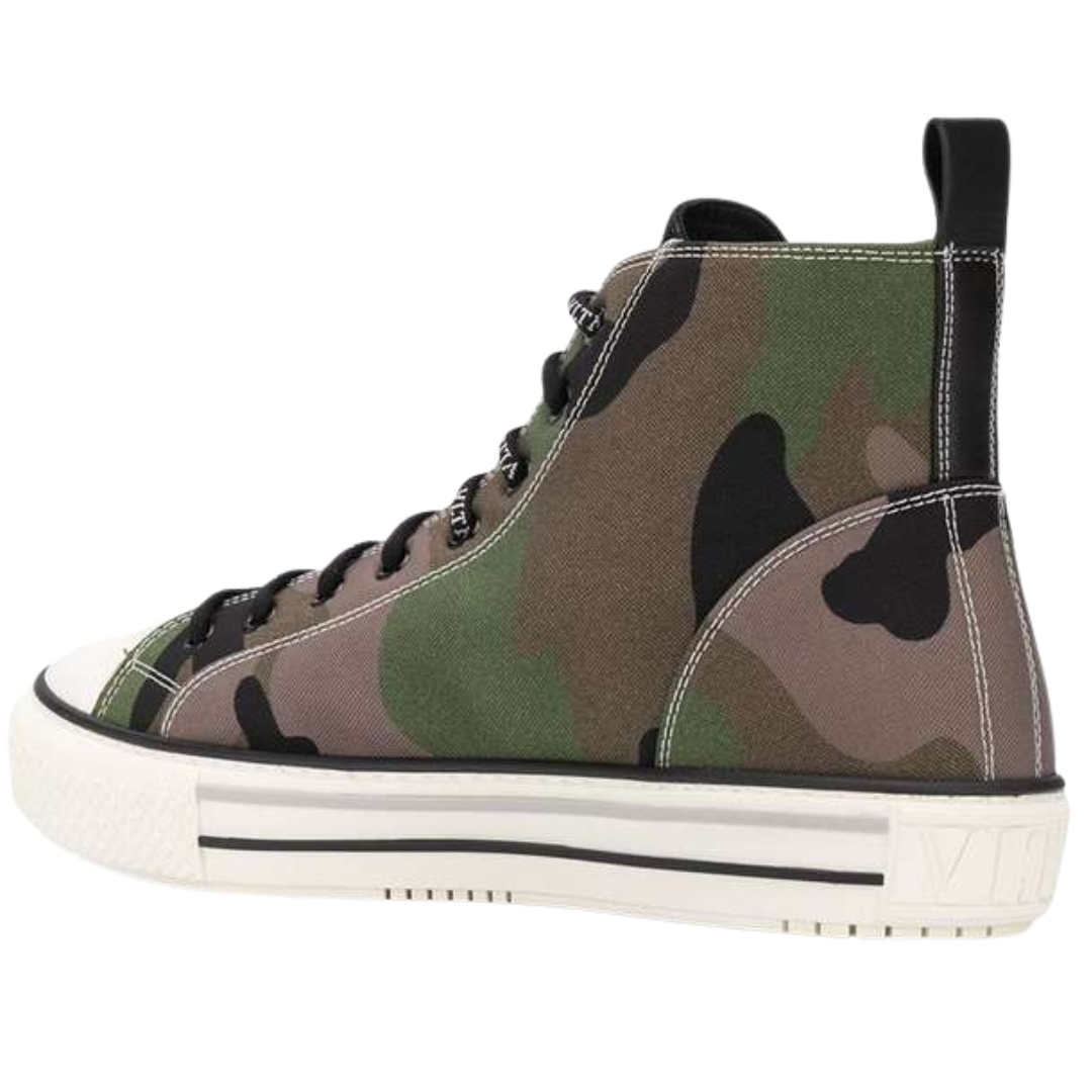 VALENTINO Camo Gröna Skor Herr – bild 2