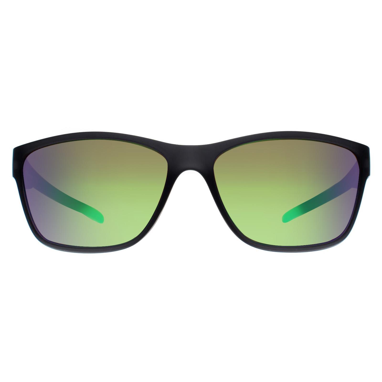 Thumbnail - BMW Rectangle Mens Matte Black Green Mirror BS0036