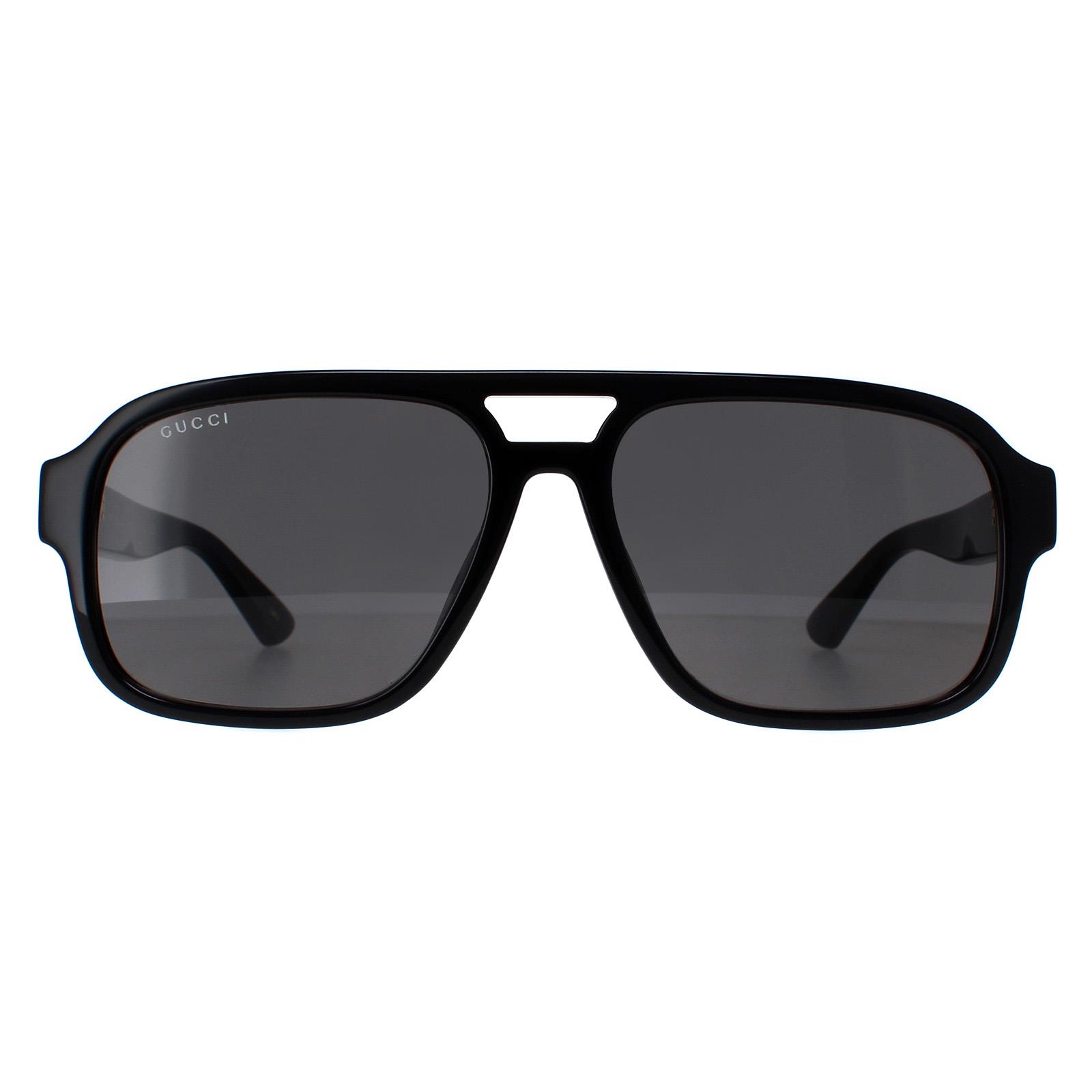 Thumbnail - Gucci Aviator Herren schwarz rauch GG1342S