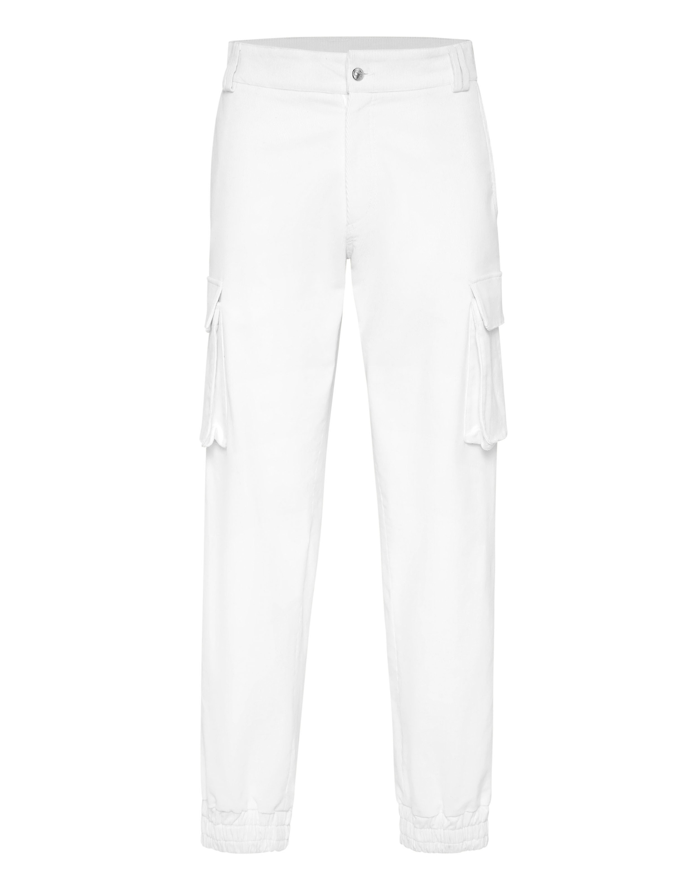 Långa sammetsbyxor Cargo fit