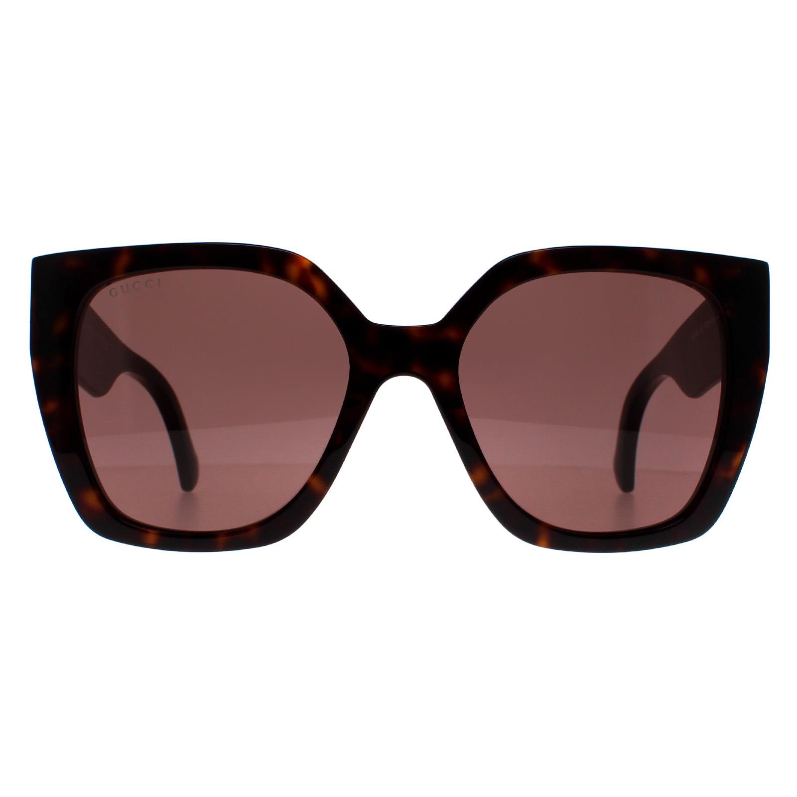 Thumbnail - Gucci Square Damen Havana Braun GG1300S