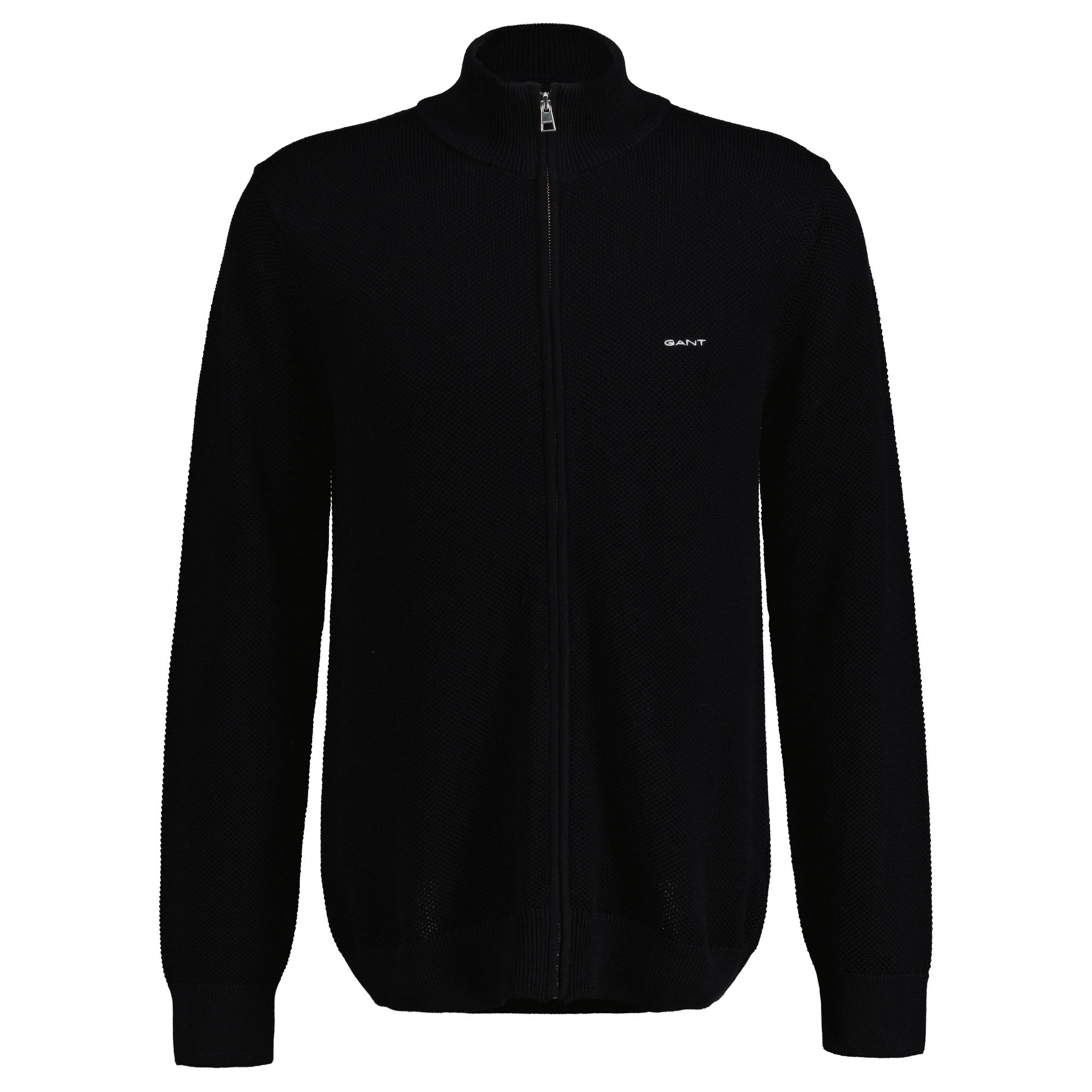 Gant Cotton Pique Half Zip Strickjacke