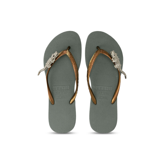 Uzurii Silver crocodile switch legergroen