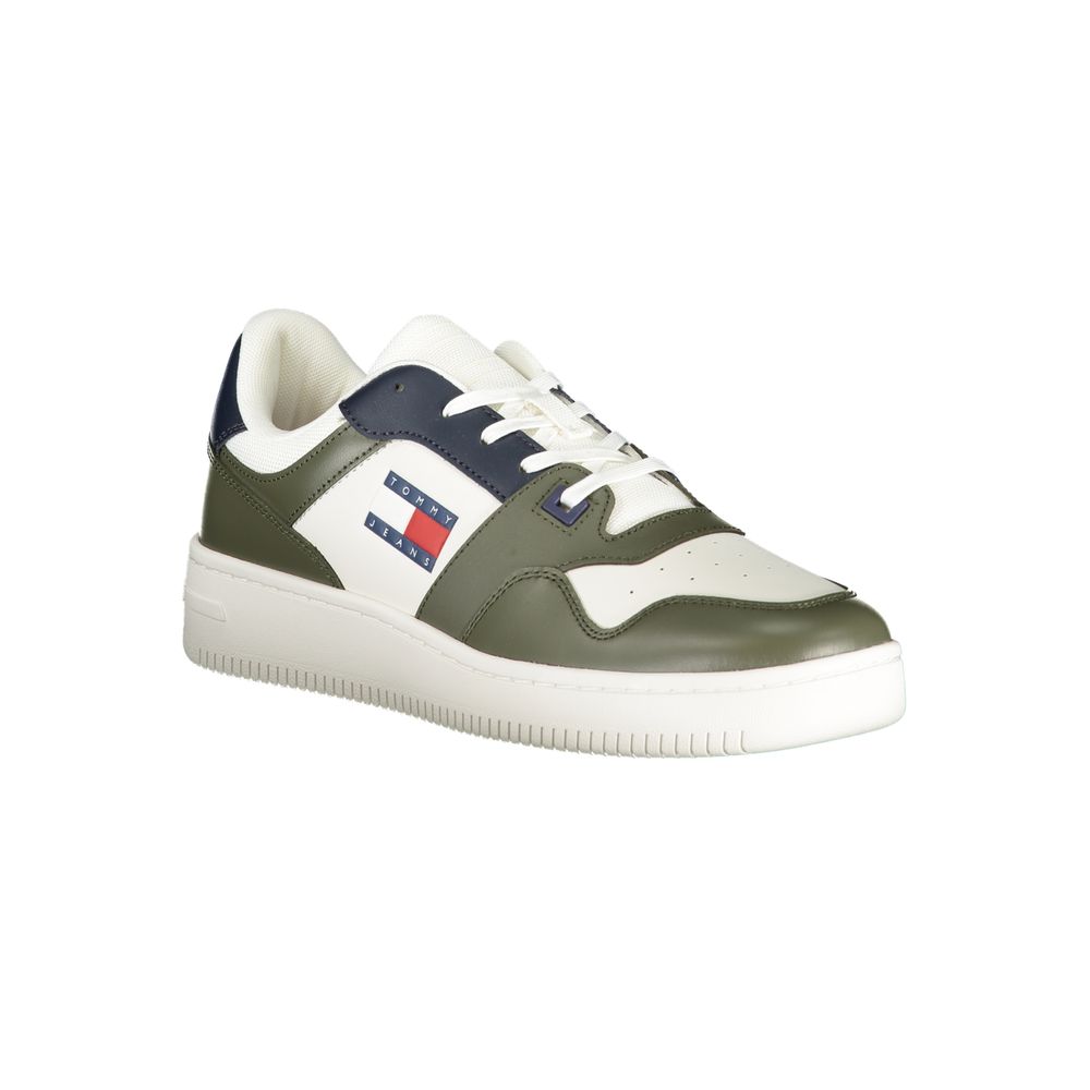 TOMMY HILFIGER Em0em00305 Olivgröna Sneakers herr – bild 2