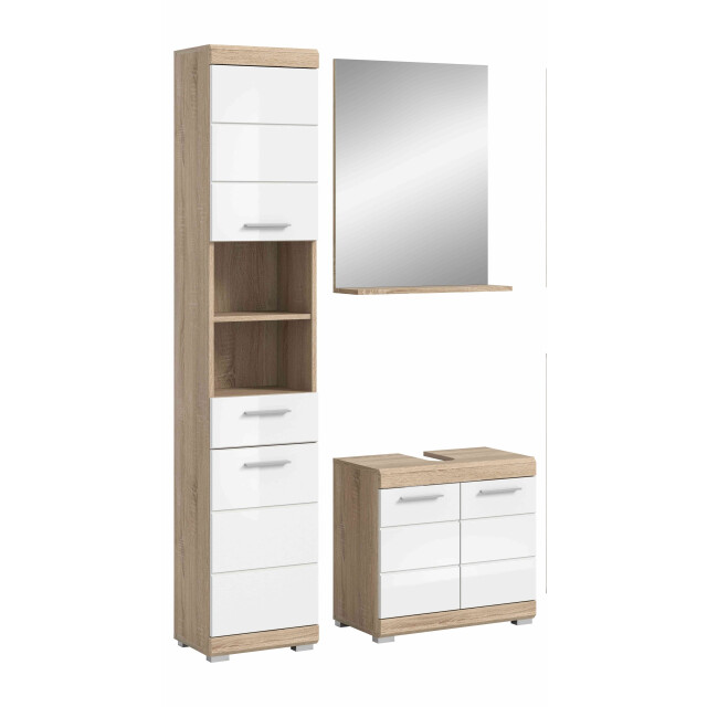 Furnilux Lambada badkamercombinatie hoogglans mdf tz nb