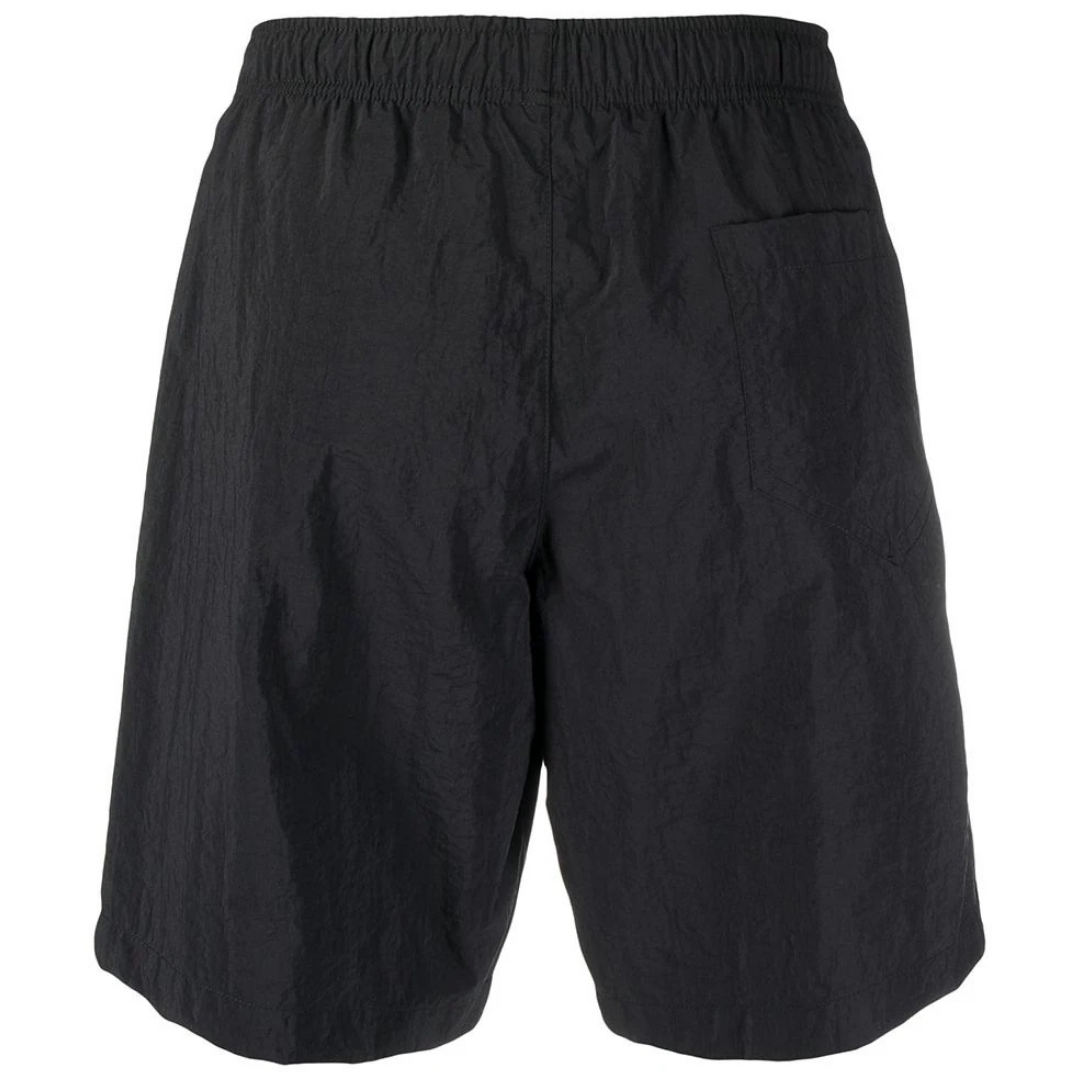MOSCHINO Metal Logo Svarta Långa Badshorts herr – bild 2