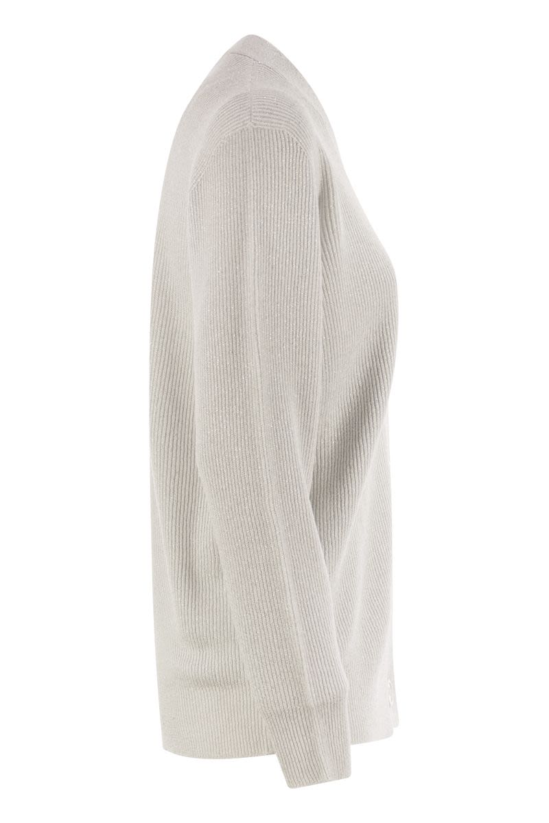Fabiana Filippi Engelsk Ribbad Cardigan dam – bild 2