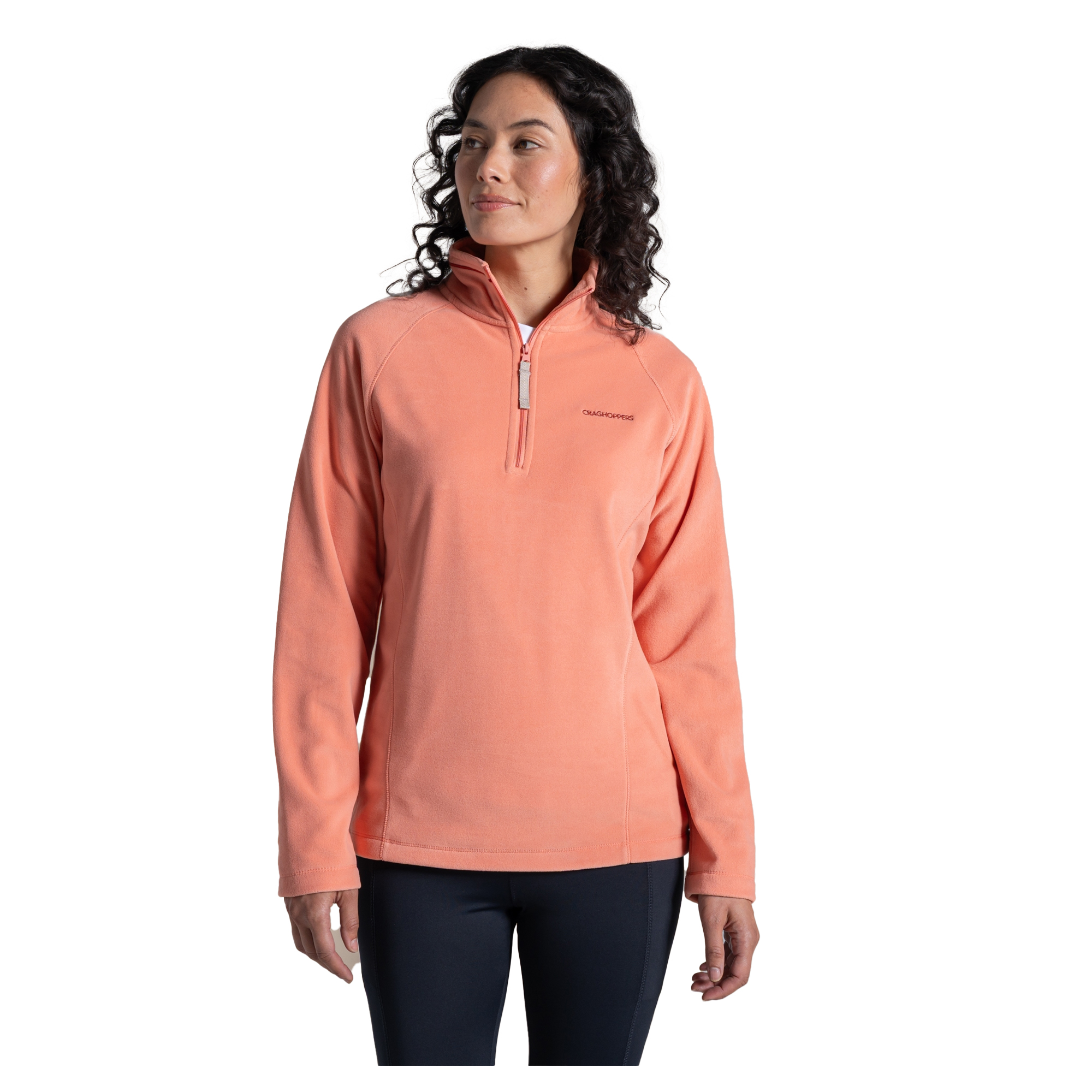 Craghoppers Dames/Dames Nation Trust Miska Half Zip Fleece Top (Gekruide abrikoos)