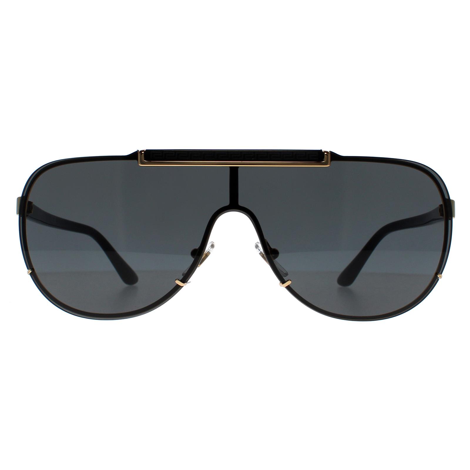 Thumbnail - Versace Sonnenbrille 2140 100287 Gold Grau