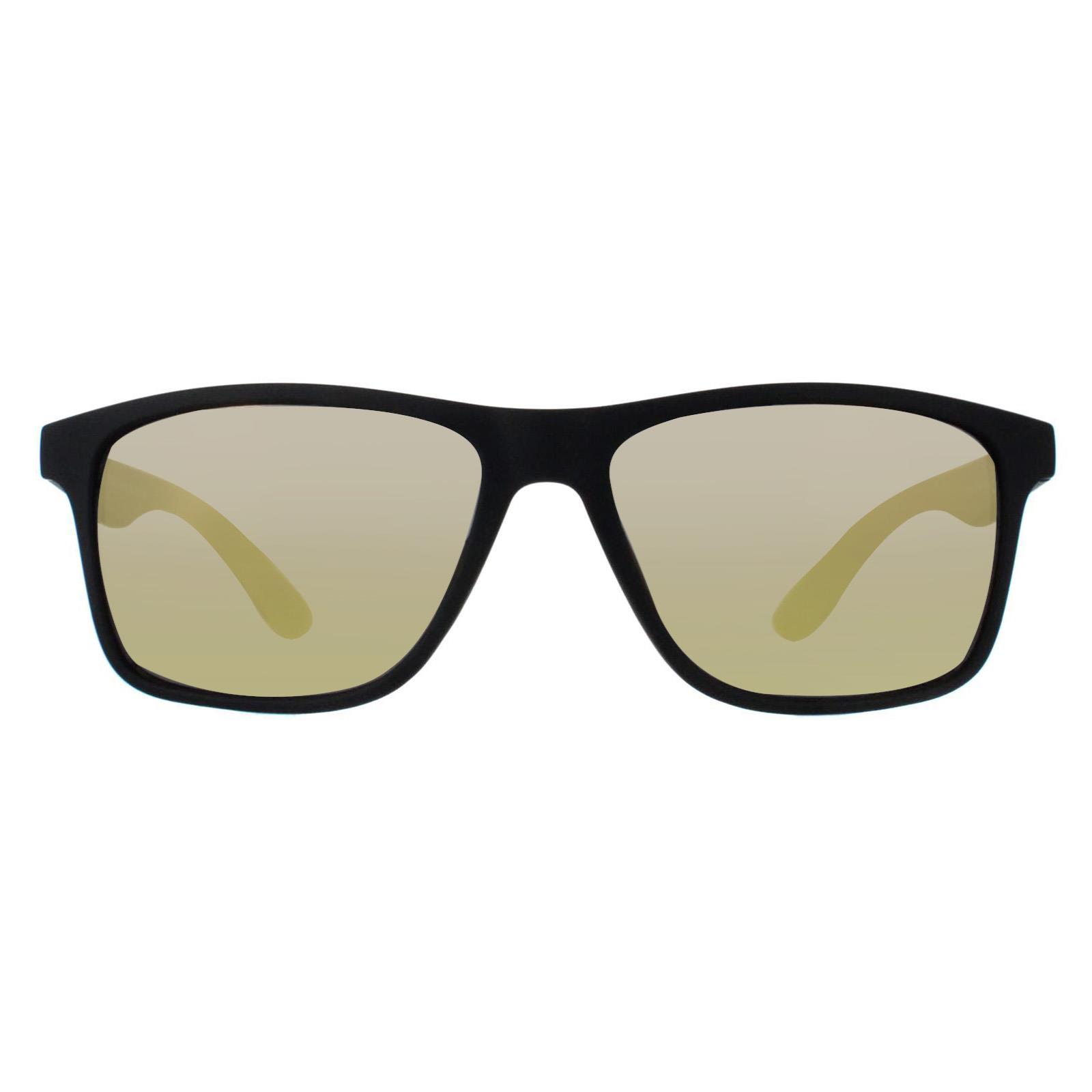 Thumbnail - Smarty Rectangle Unisex Matte Schwarz Gummi Gelb Bronze Blau Flash SA2306