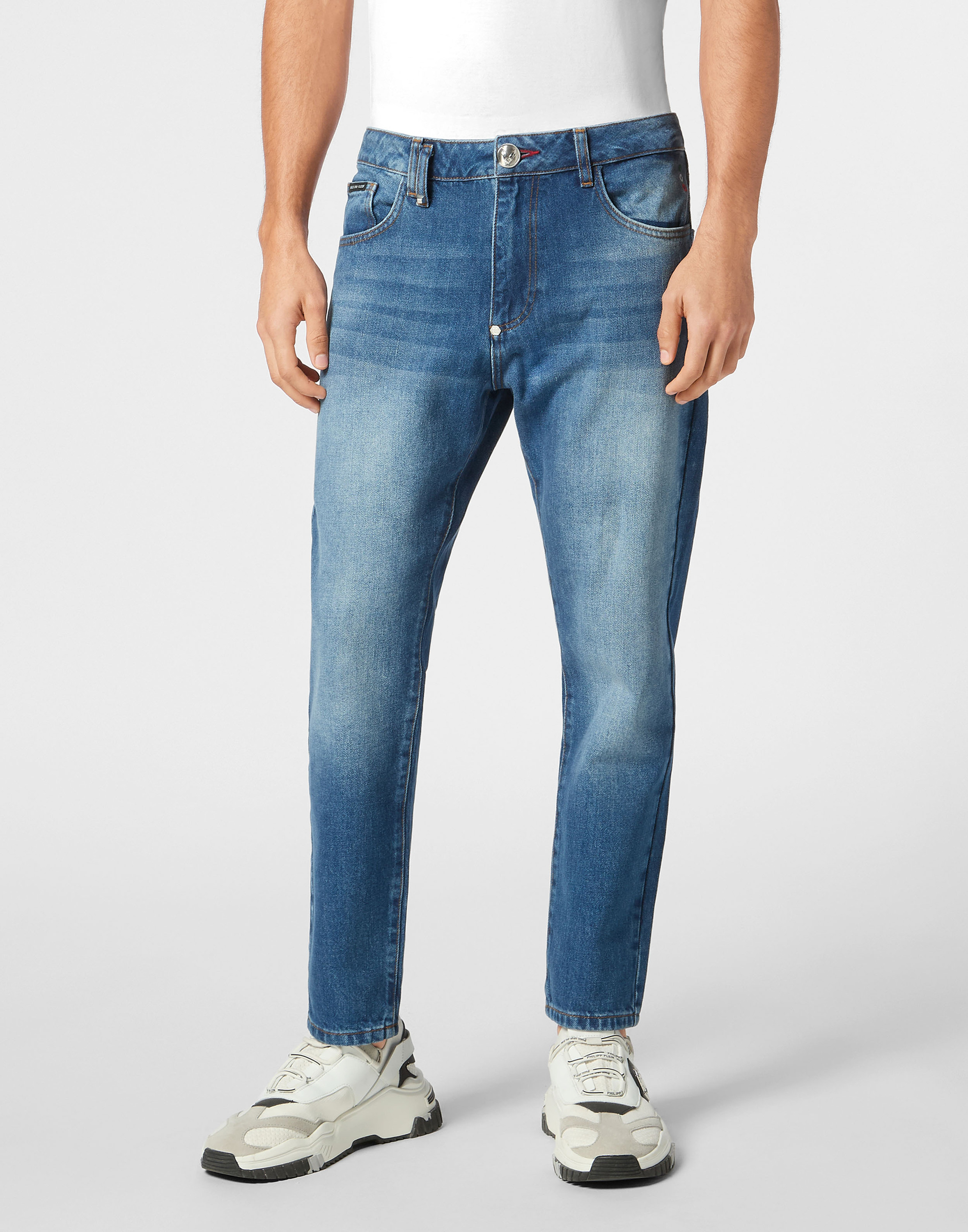 Philipp Plein Jeans med normal passform herr – bild 2