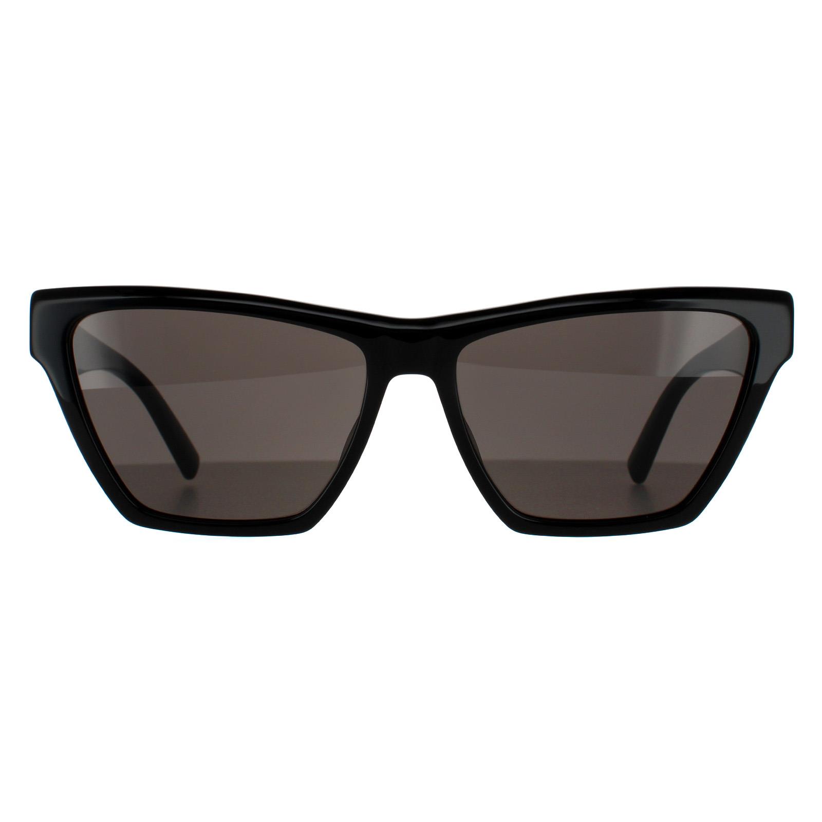 Thumbnail - Saint Laurent Cat Eye Damen Schwarz Schwarze Sonnenbrille
