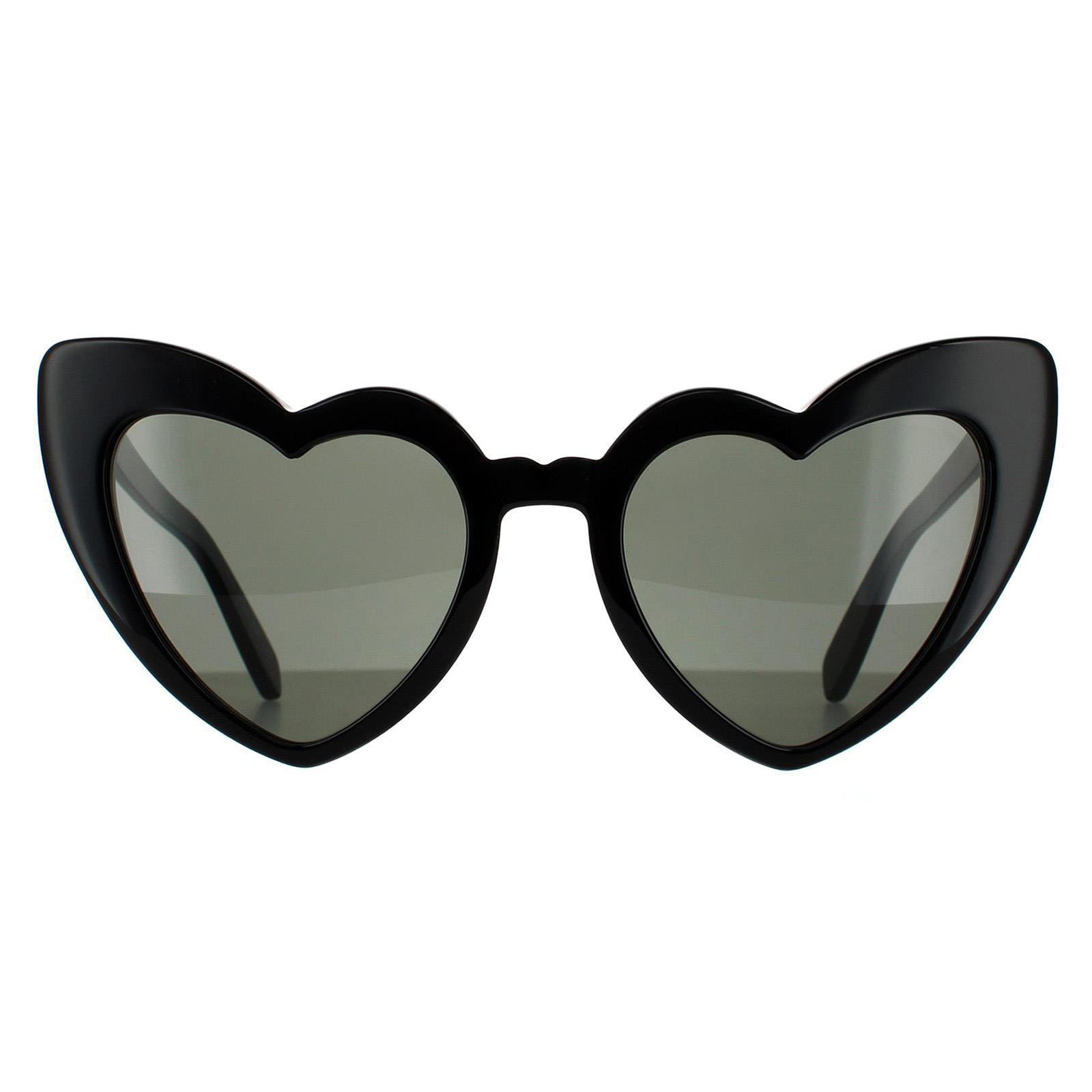 Thumbnail - Saint Laurent Cat Eye Damen Schwarz Grau Sonnenbrille