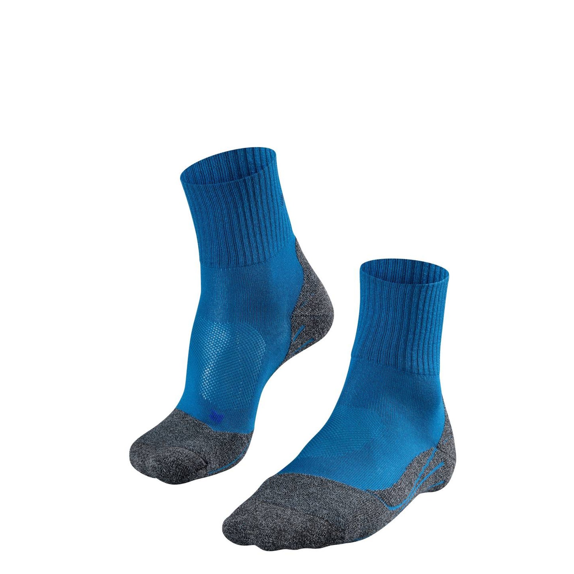 FALKE TK2 Explore Cool Short Wandelsokken anti blaren Functioneel garen Sportsokken Heren blauw - Maat 39-41