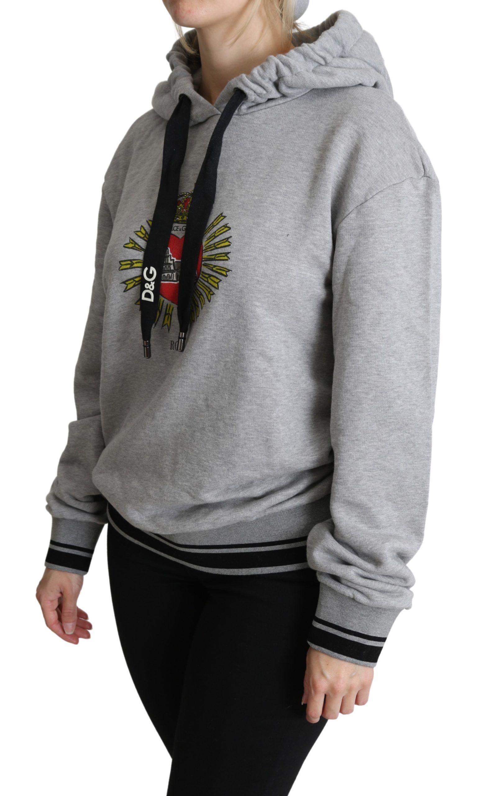 Dolce&Gabbana Hoodie med huva Sacred Heart Modell dam – bild 2